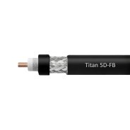 Кабельная сборка 5D/FB (Titan, черный) (N-female - SMA-male)
